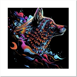 The Majestic Wolf Design Posters and Art